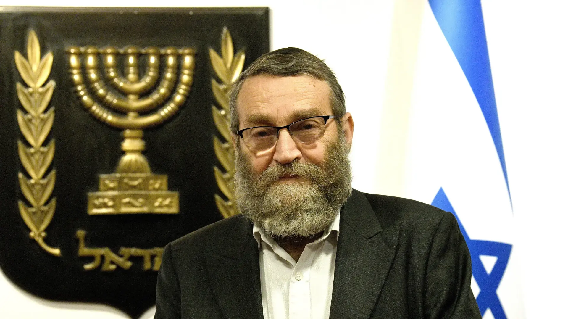 משה גפני בהשבעת הכנסת ה-25, 15 בנובמבר 2022