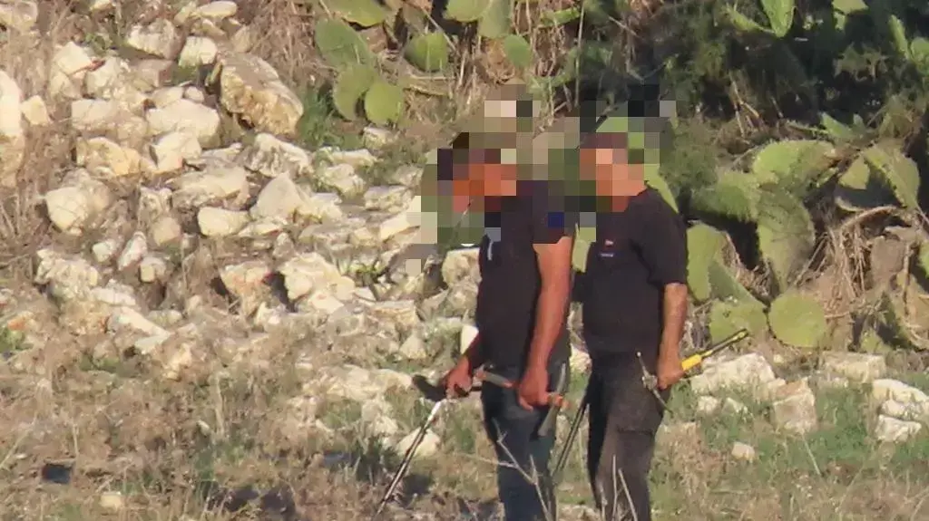 שלושה חשודים בשוד עתיקות עוכבו סמוך לאתר עתיקות באיזור מגידו, 18 בנובמבר 2022