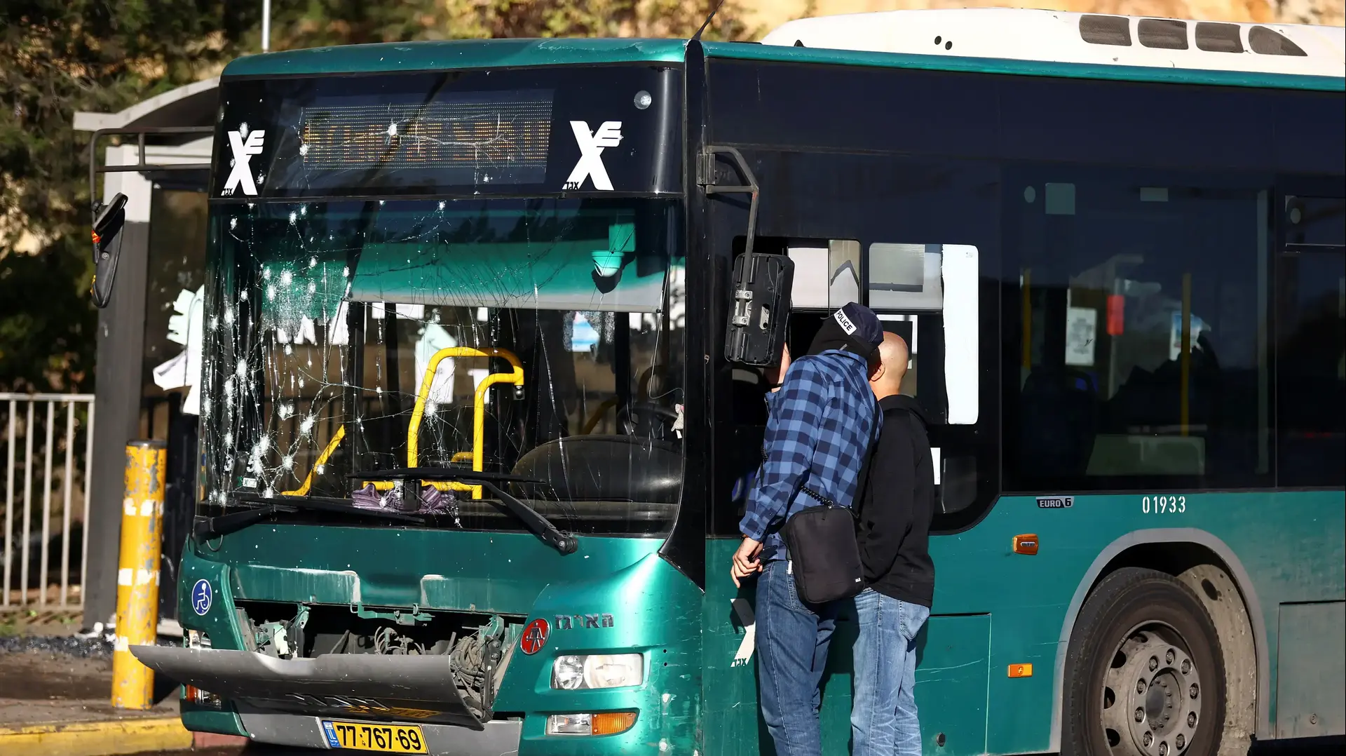 זירת הפיגוע בירושלים 23 בנובמבר 2022 זירת הפיגוע בירושלים 23 בנובמבר 2022