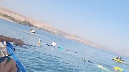 מקום שבו טבעה סירת נופשים בכנרת 23 בנובמבר 2022 מקום שבו טבעה סירת נופשים בכנרת 23 בנובמבר 2022