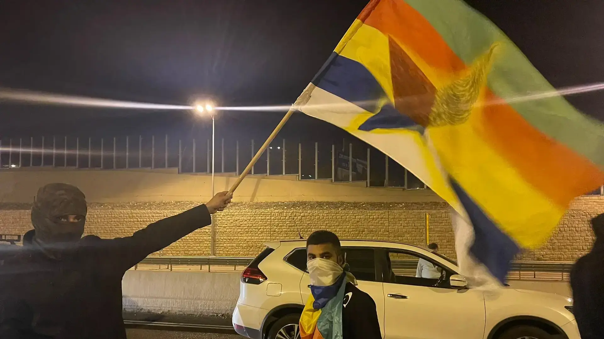 תושבי דלית אל כרמל חוסמים את כביש 6 לאחר חטיפת גופתו של תושב הכפר טירן פרו 23 בנובמבר 2022