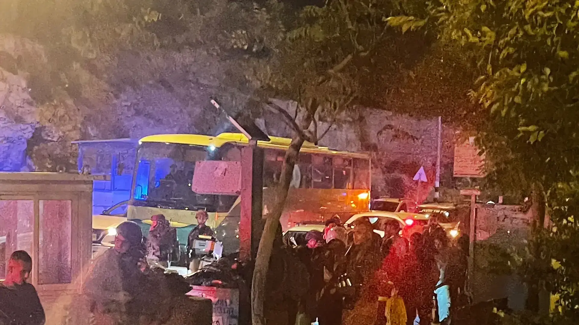 זירת אירוע הירי סמוך לצומת כוכב יעקב 24 בנובמבר 2022