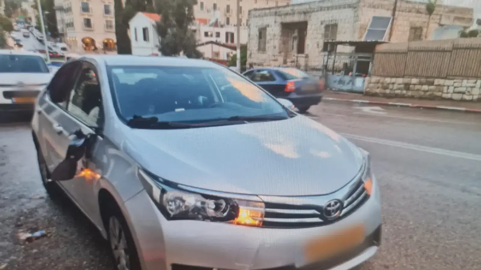 נהג קטנוע תקף נהג רכב בכביש בחיפה נהג קטנוע תקף נהג רכב בכביש בחיפה