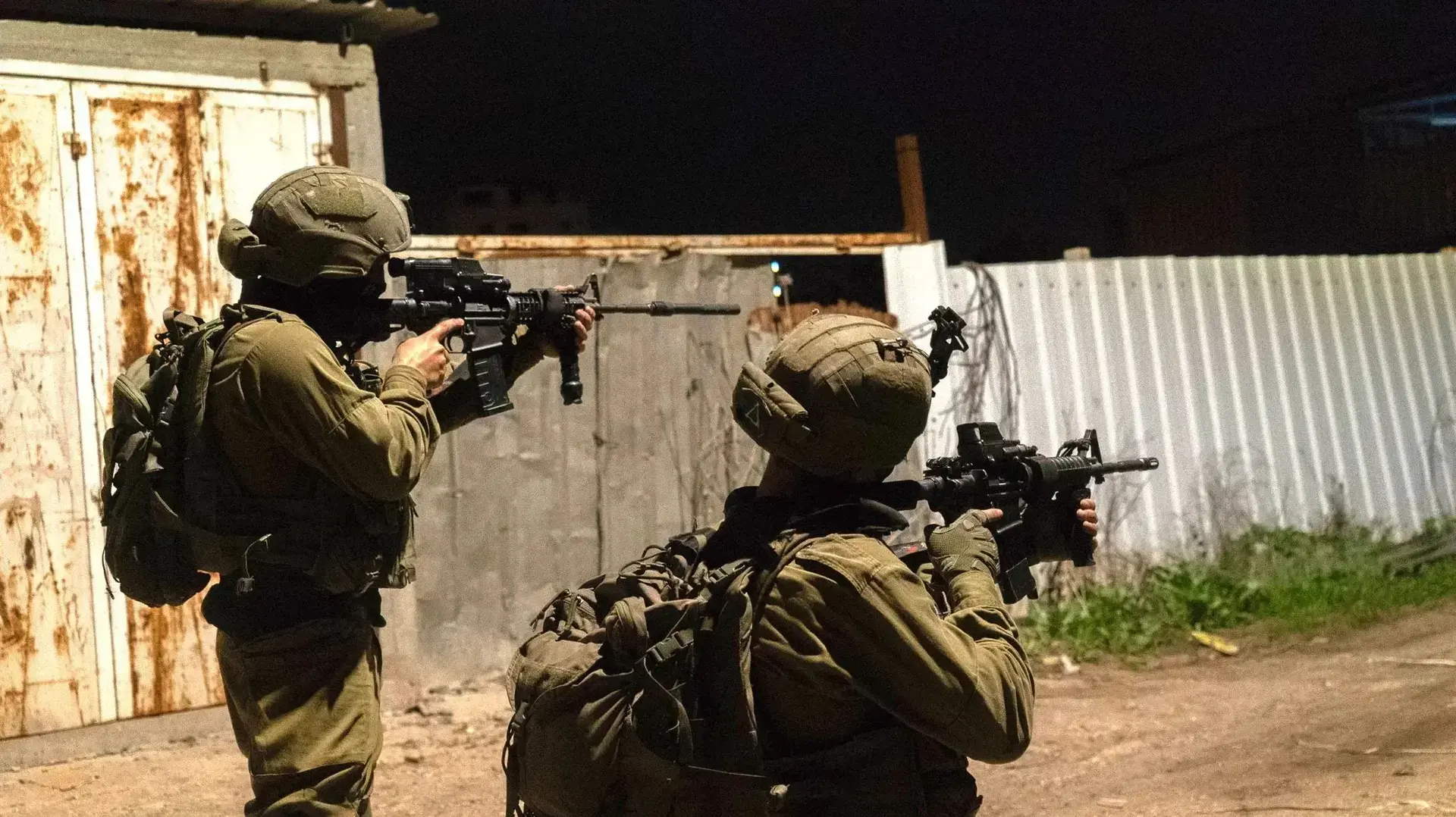 חיילים במהלך פעילות מבצעית באיו"ש
