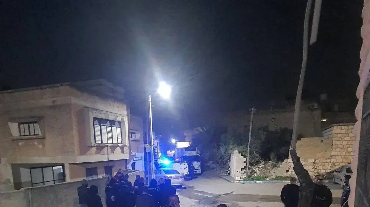 זירת אירוע הדריסה בכפר קאסם, 23 בדצמבר 2022 זירת אירוע הדריסה בכפר קאסם, 23 בדצמבר 2022