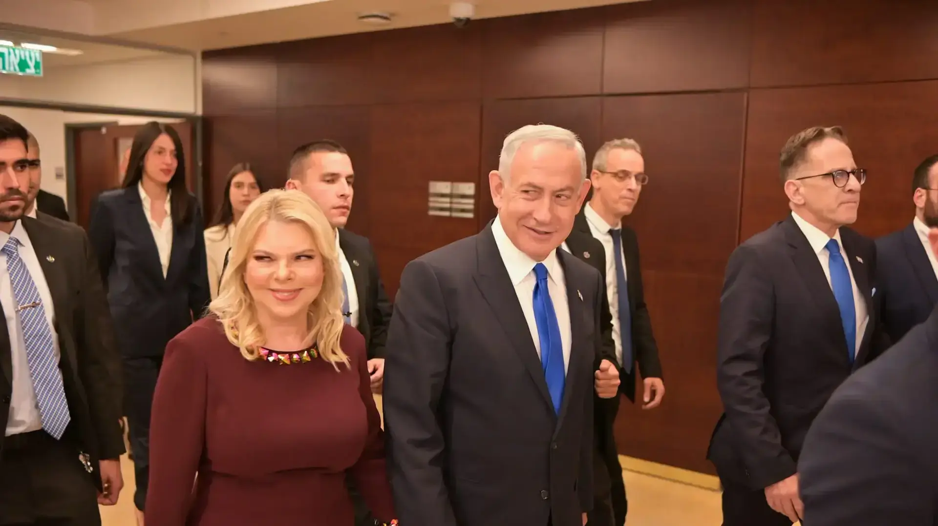 בנימין נתניהו, שרה נתניהו, השבעת הממשלה, כנסת, 29 בדצמבר 2022