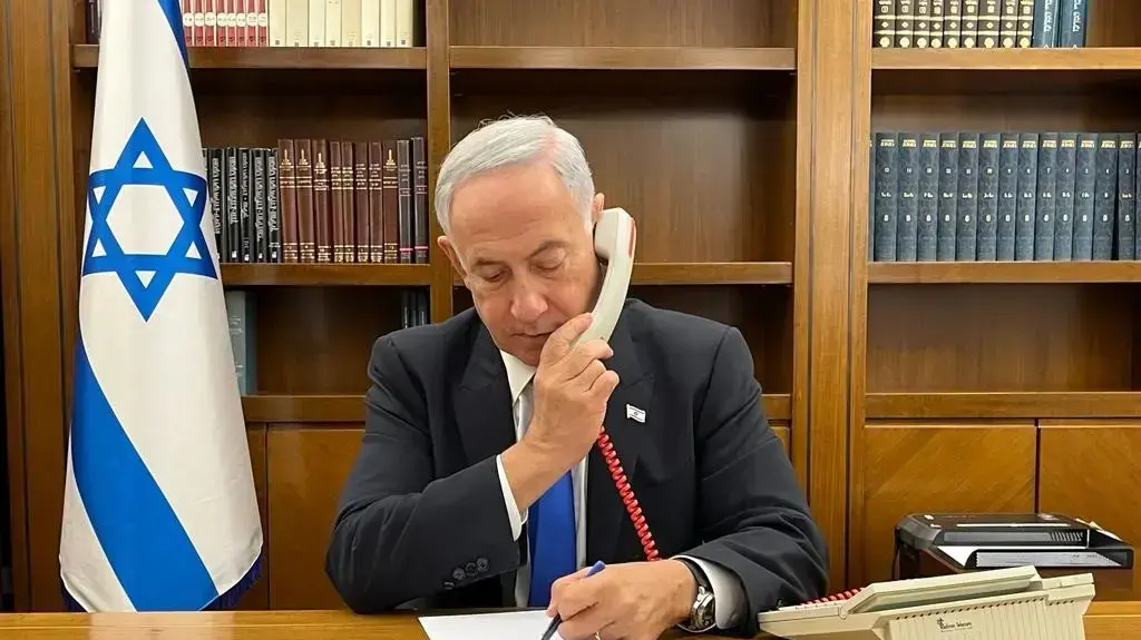 ראש הממשלה נתניהו בלשכת ראש הממשלה בירושלים 29 בדצמבר 2022