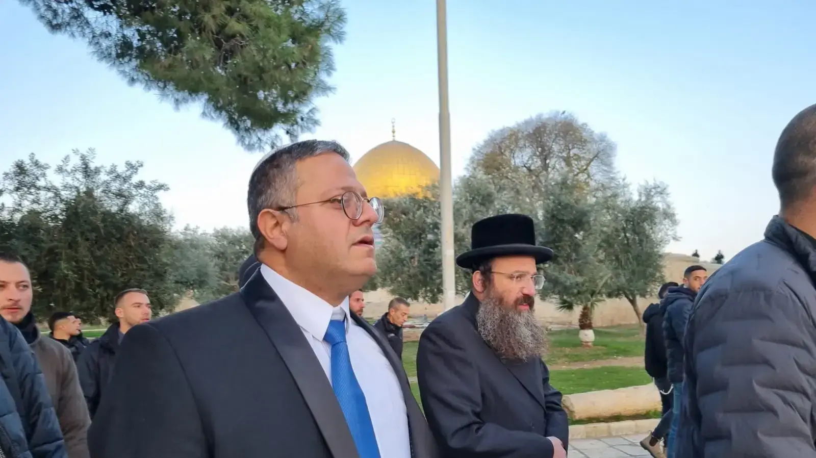 איתמר בן גביר בהר הבית, 3 בינואר 2021 איתמר בן גביר בהר הבית, 3 בינואר 2021