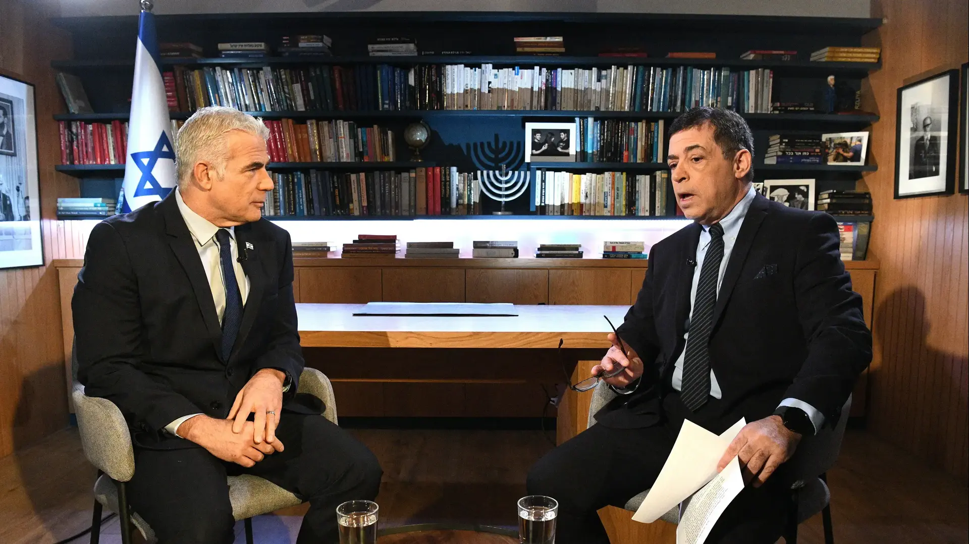 יאיר לפיד, בן כספית,1 בינואר 2023 יאיר לפיד, בן כספית,1 בינואר 2023