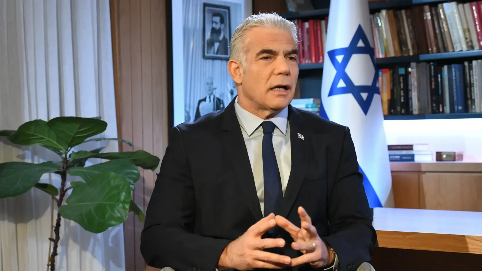 יאיר לפיד,1 בינואר 2023 יאיר לפיד,1 בינואר 2023