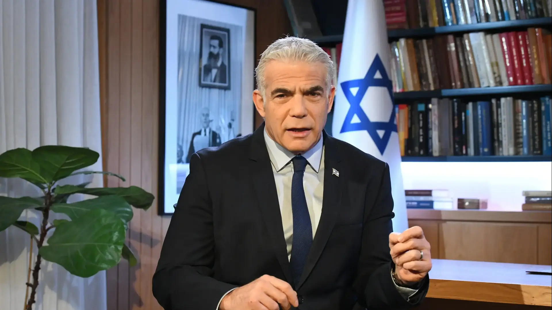 יאיר לפיד,1 בינואר 2023 יאיר לפיד,1 בינואר 2023