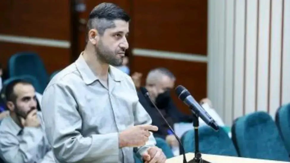 מוחמד חוסייני במהלך משפטו, איראן מוחמד חוסייני במהלך משפטו, איראן
