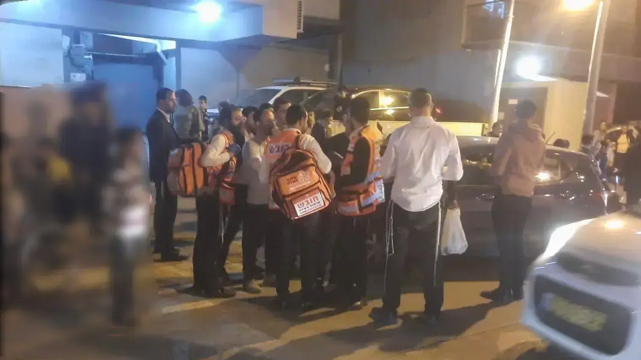ילד נדרס על ידי אופנוע משטרתי, בני ברק, 10 בינואר 2023 ילד נדרס על ידי אופנוע משטרתי, בני ברק, 10 בינואר 2023