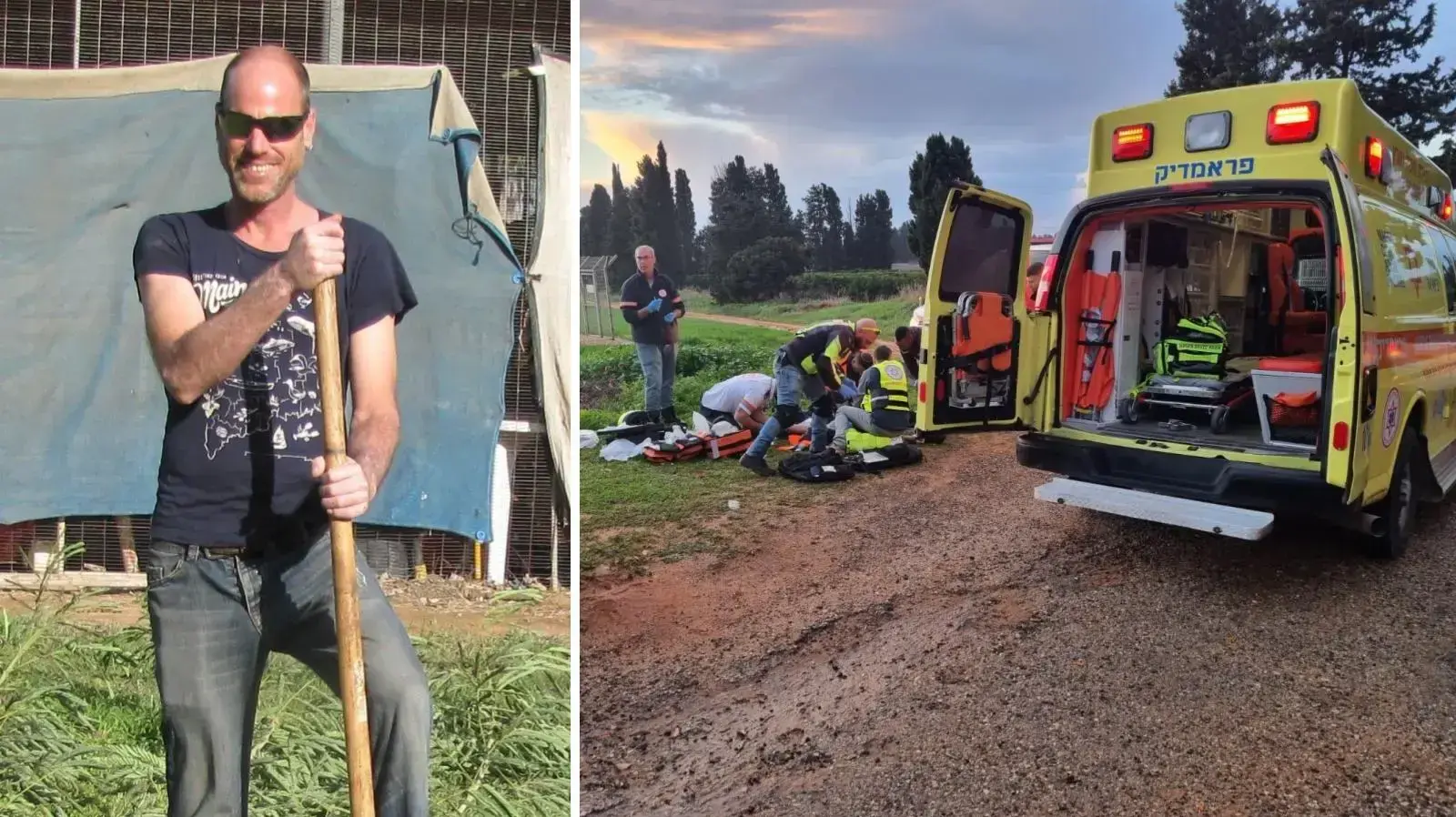קובי משק, נהרג מפגיעת ברק בקיבוץ העוגן, 12 בינואר 2023