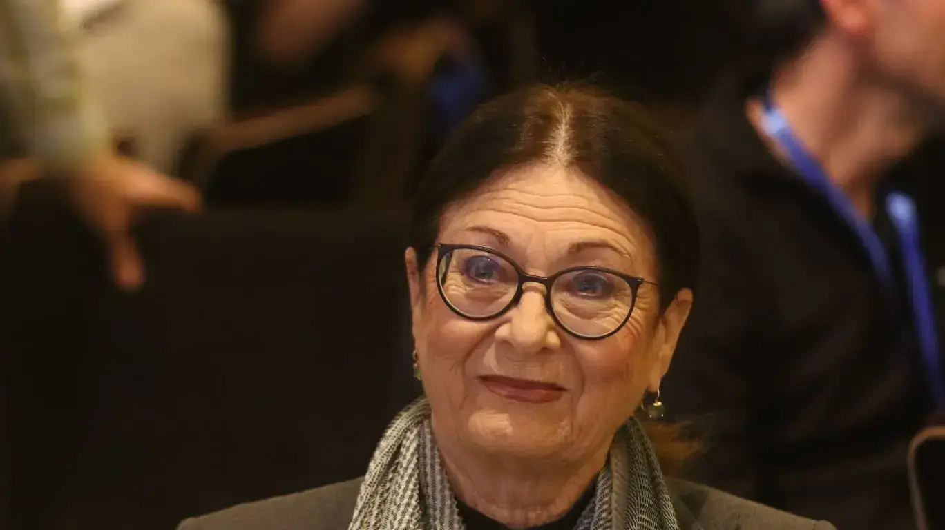 נשיאת בית המשפט העליון אסתר חיות בכנס המשפט הציבורי, חיפה, 12 בינואר 2023 נשיאת בית המשפט העליון אסתר חיות בכנס המשפט הציבורי, חיפה, 12 בינואר 2023