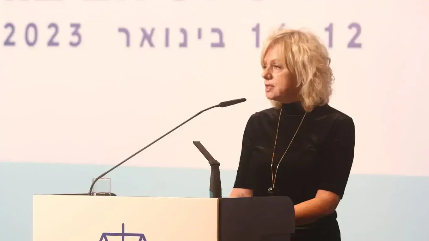 היועצת המשפטית לממשלה גלי בהרב מיארה בכנס המשפט הציבורי, חיפה, 12 בינואר 2023 היועצת המשפטית לממשלה גלי בהרב מיארה בכנס המשפט הציבורי, חיפה, 12 בינואר 2023