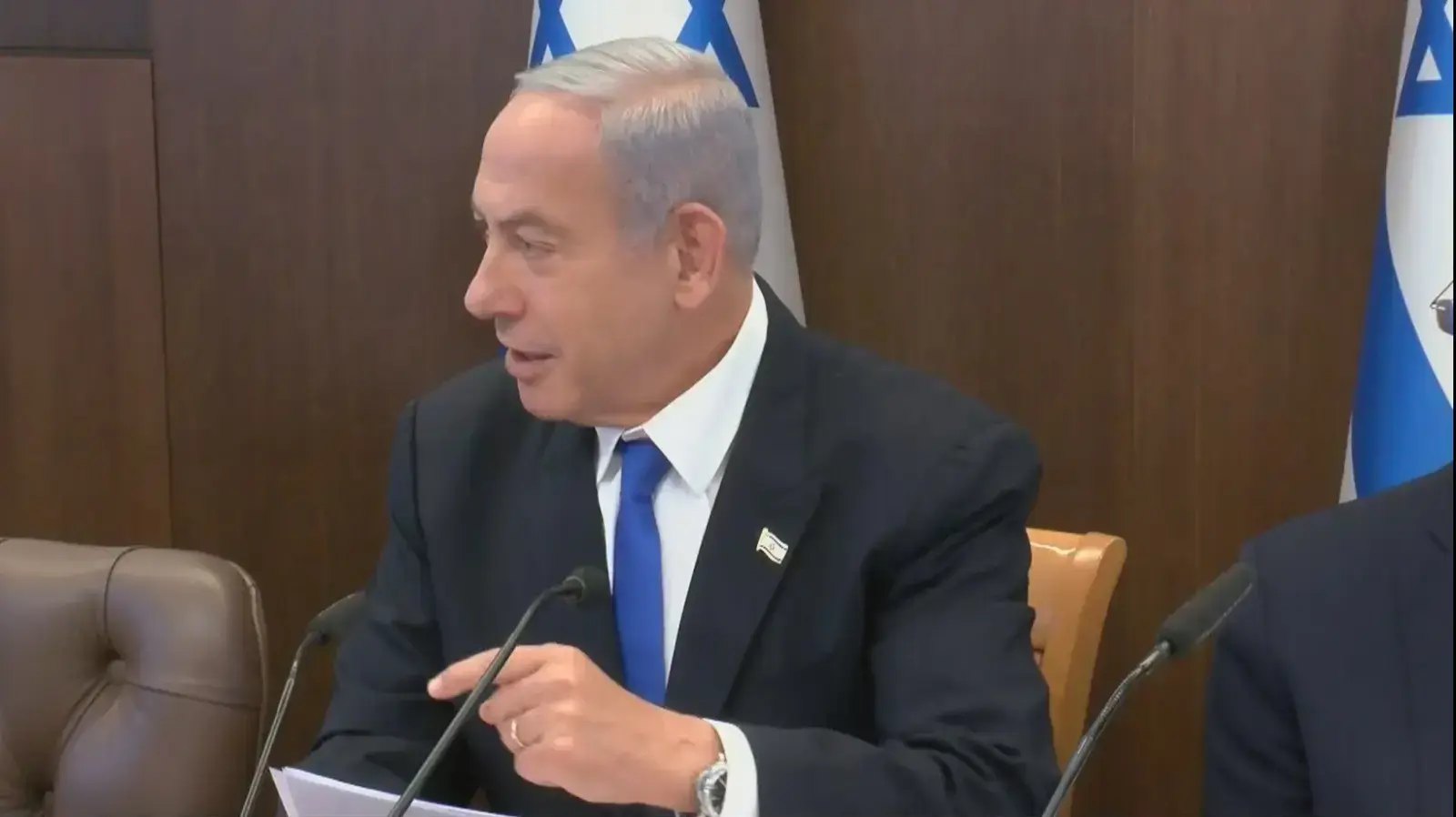 ראש הממשלה בנימין נתניהו בישיבת הממשלה. 15 בינואר 2023 ראש הממשלה בנימין נתניהו בישיבת הממשלה. 15 בינואר 2023
