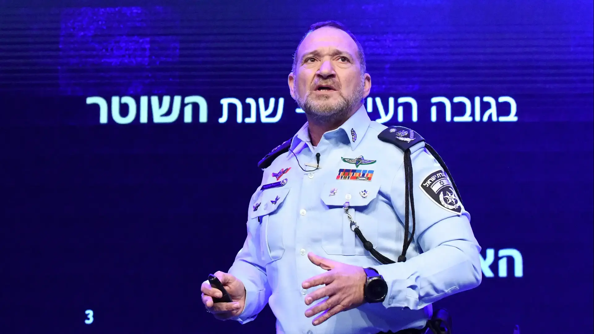 מפכ"ל המשטרה קובי שבתאי בכנס סיכום שנת 2022, המכללה הלאומית לשוטרים, בית שמש, 15 בינואר 2023 מפכ"ל המשטרה קובי שבתאי בכנס סיכום שנת 2022, המכללה הלאומית לשוטרים, בית שמש, 15 בינואר 2023