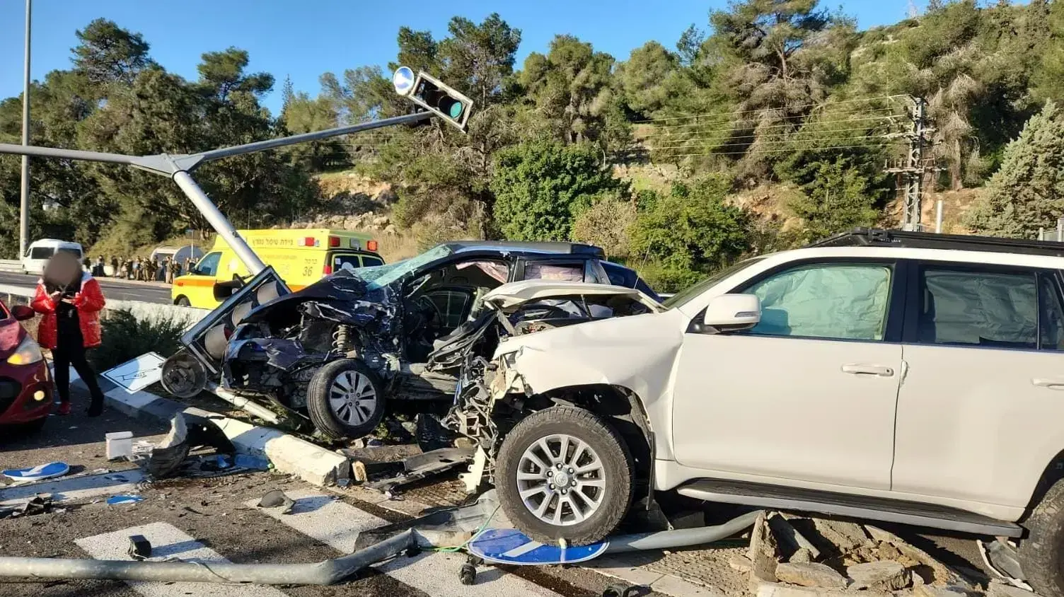 הרוגה בתאונת דרכים סמוך ליקנעם, 22 בינואר 2023 הרוגה בתאונת דרכים סמוך ליקנעם, 22 בינואר 2023