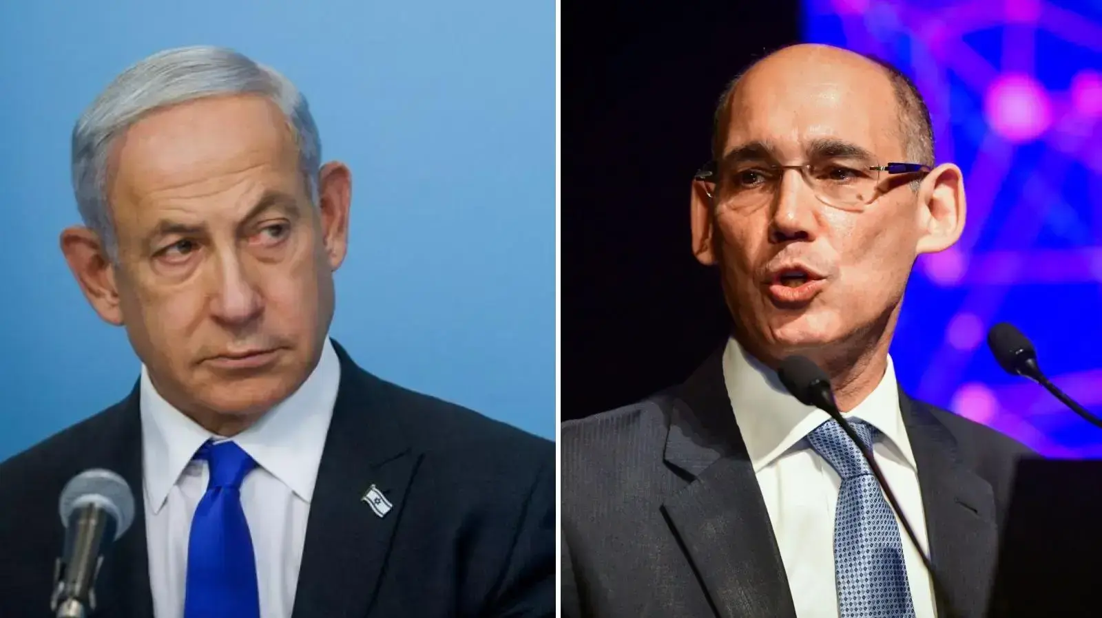 בנימין נתניהו ואמיר ירון בנימין נתניהו ואמיר ירון