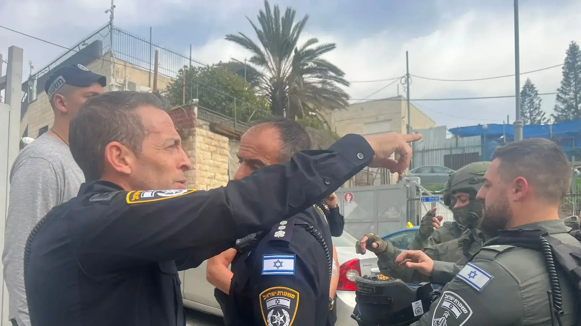זירת הפיגוע בעיר דוד בירושלים. 28 בינואר 2023 זירת הפיגוע בעיר דוד בירושלים. 28 בינואר 2023