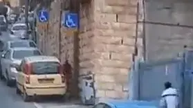 זירת הפיגוע בעיר דוד בירושלים. 28 בינואר 2023