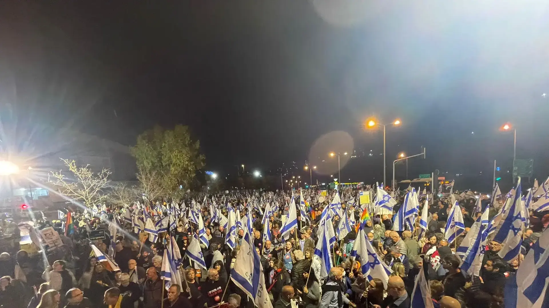 ההפגנה נגד מדיניות הממשלה בחיפה, 28 בינואר 2023