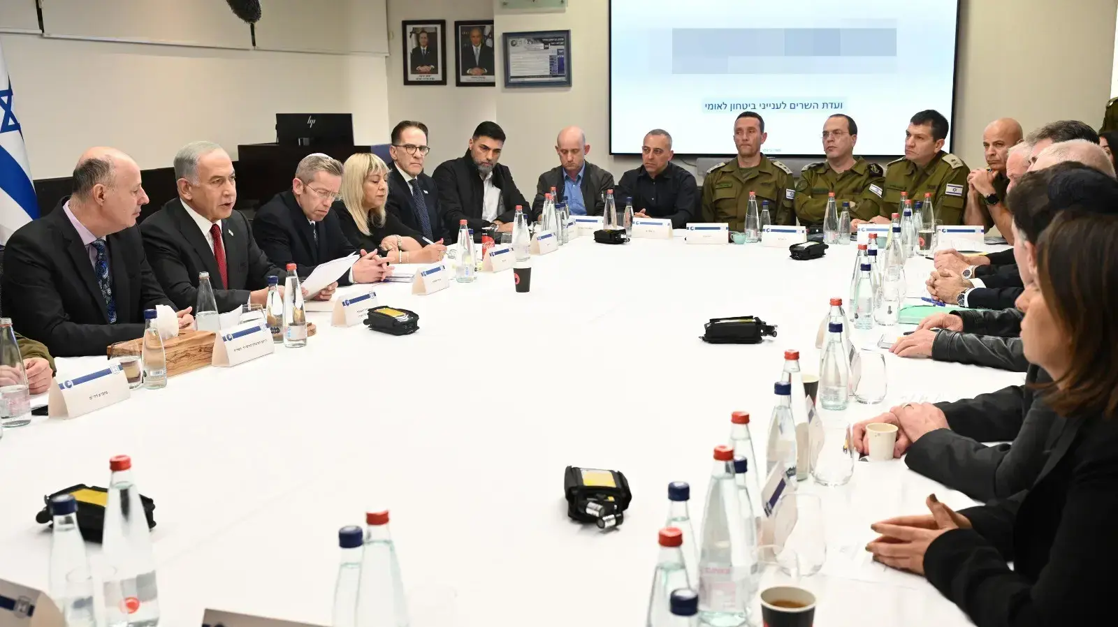 כינוס ישיבת קבינט לאחר הפיגועים במהלך השבת בירושלים 28 בינואר 2022 כינוס ישיבת קבינט לאחר הפיגועים במהלך השבת בירושלים 28 בינואר 2022