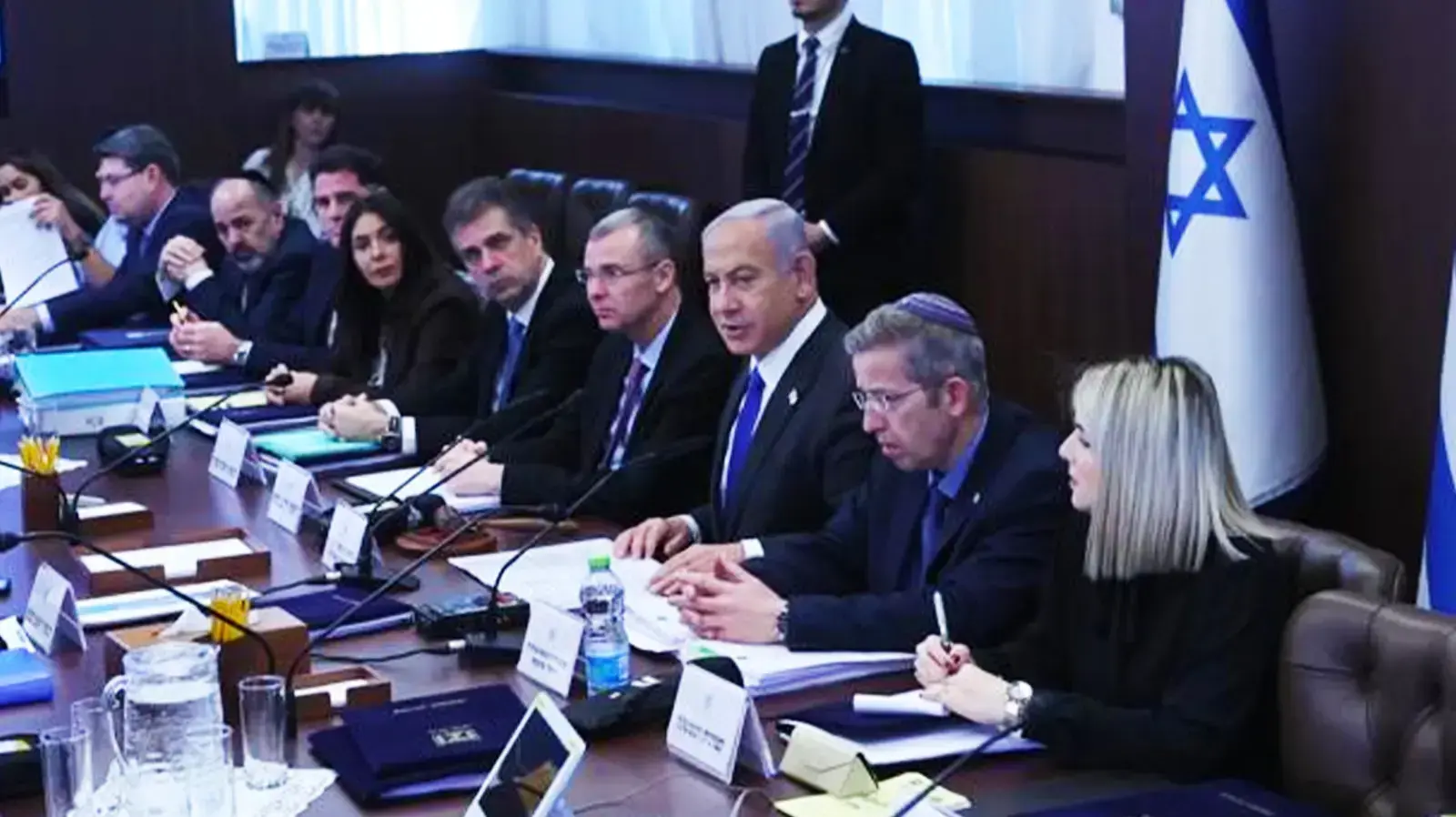 ראש הממשלה בנימין נתניהו בישיבת ממשלה, 29 בינואר 2023 ראש הממשלה בנימין נתניהו בישיבת ממשלה, 29 בינואר 2023