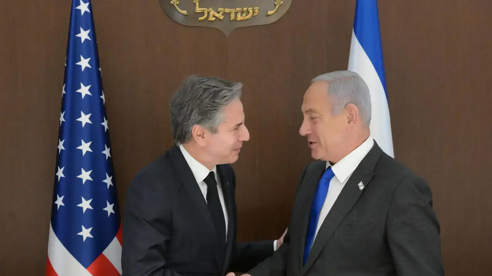 ראש הממשלה בנימין נתניהו בפגישה עם מזכיר המדינה האמריקאי אנתוני בלינקן, לשכת ראש הממשלה בירושלים. 30 בינואר 2023 ראש הממשלה בנימין נתניהו בפגישה עם מזכיר המדינה האמריקאי אנתוני בלינקן, לשכת ראש הממשלה בירושלים. 30 בינואר 2023