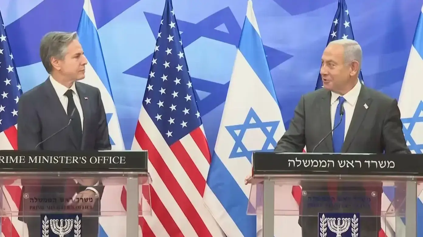 ראש הממשלה בנימין נתניהו בפגישה עם מזכיר המדינה האמריקאי אנתוני בלינקן, לשכת ראש הממשלה בירושלים. 30 בינואר 2023 ראש הממשלה בנימין נתניהו בפגישה עם מזכיר המדינה האמריקאי אנתוני בלינקן, לשכת ראש הממשלה בירושלים. 30 בינואר 2023