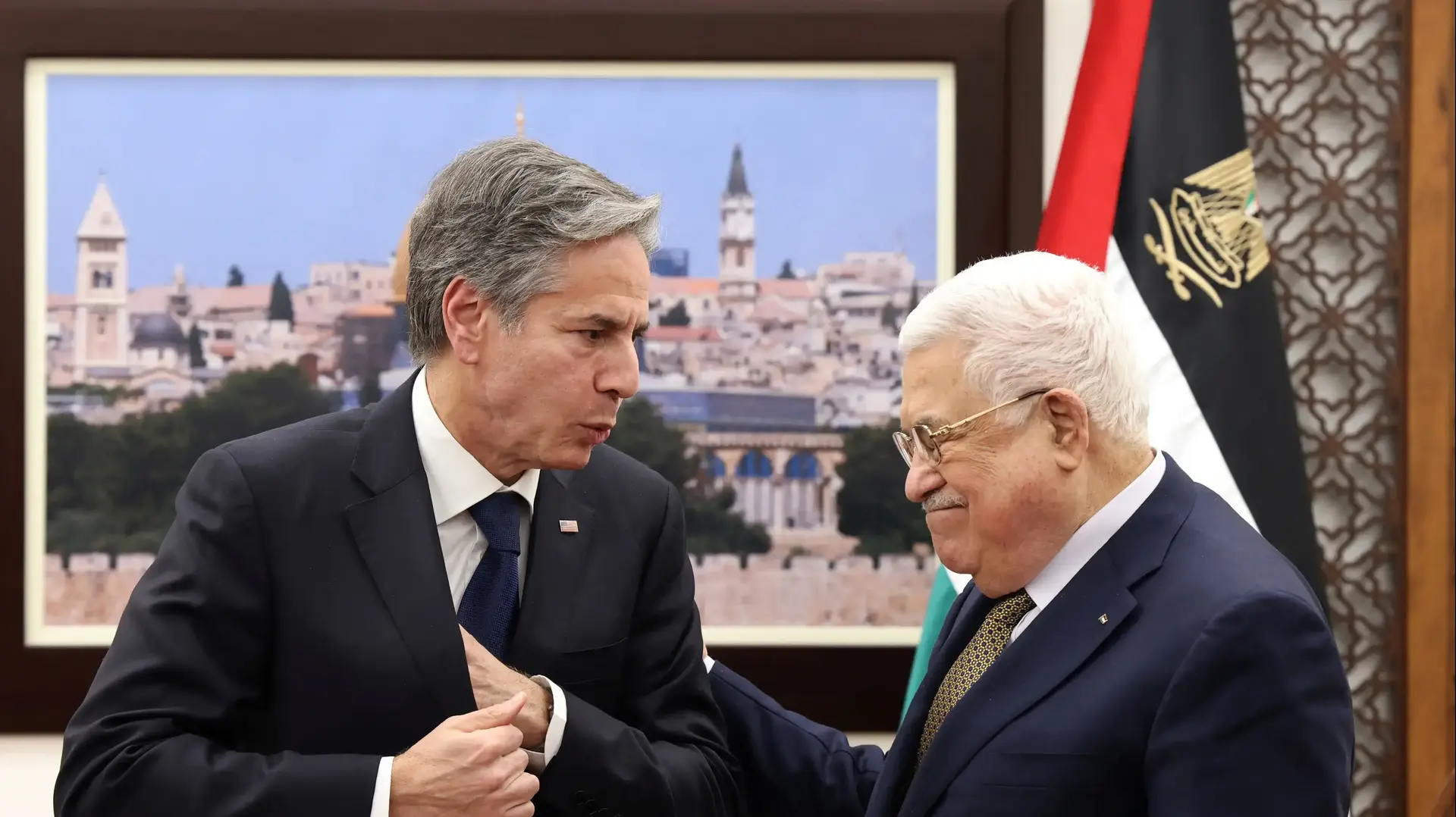 פגישת אבו מאזן ואנתוני בלינקן ברמאללה, 31 בינואר 2023 פגישת אבו מאזן ואנתוני בלינקן ברמאללה, 31 בינואר 2023