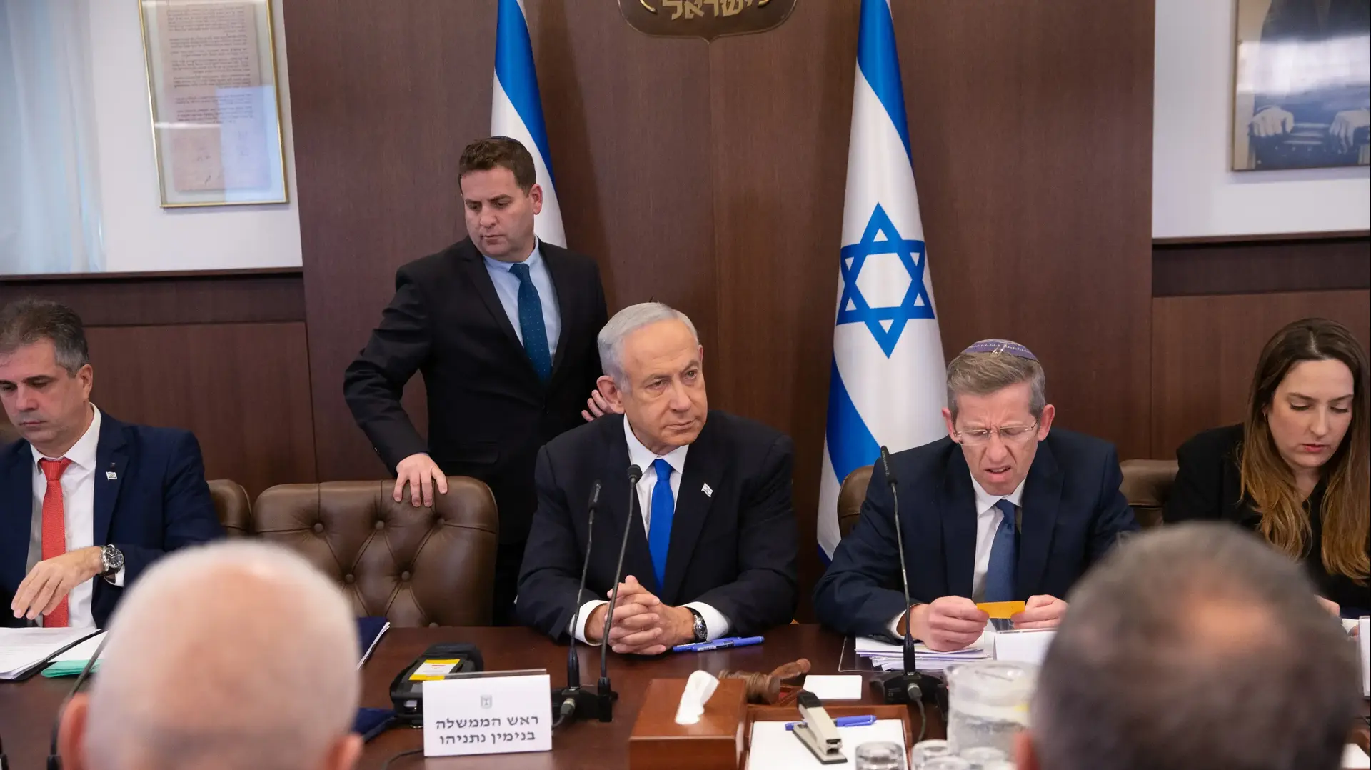 ראש הממשלה בנימין נתניהו בישיבת ממשלה, 5 בפברואר 2023 ראש הממשלה בנימין נתניהו בישיבת ממשלה, 5 בפברואר 2023