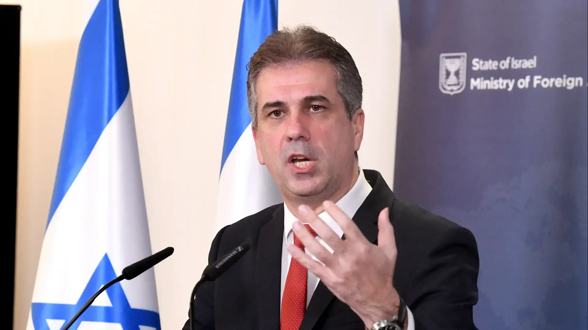 שר החוץ אלי כהן, נתב"ג, 2 בפברואר 2023