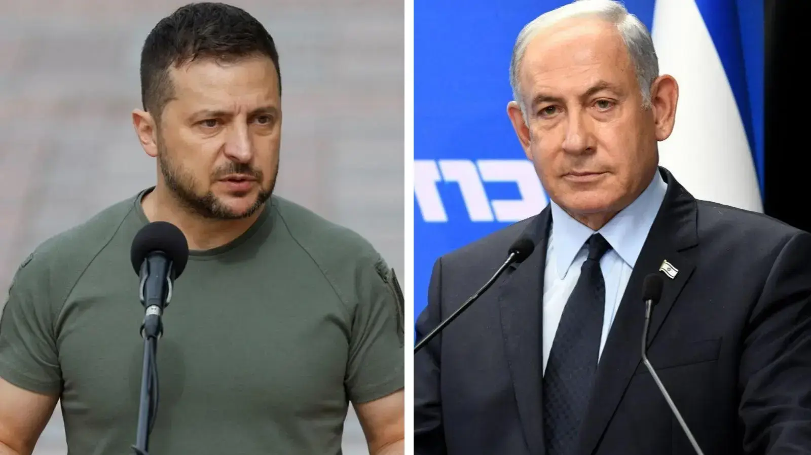 בנימין נתניהו | וולודימיר זלנסקי
בנימין נתניהו | וולודימיר זלנסקי