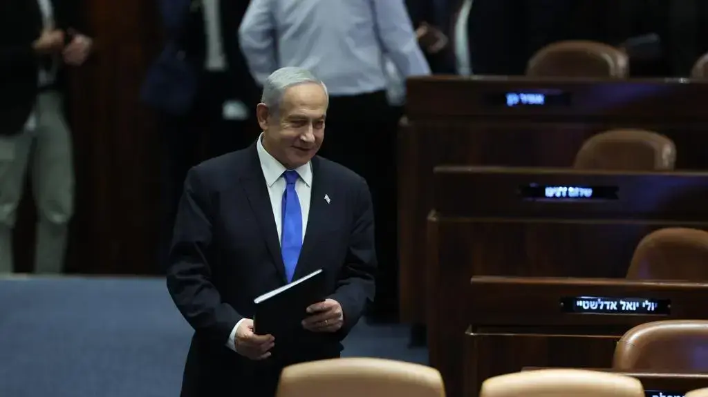ראש הממשלה בנימין נתניהו בישיבת מליאה חגיגית לרגל יום הולדתה של הכנסת, 6 בפברואר 2023 ראש הממשלה בנימין נתניהו בישיבת מליאה חגיגית לרגל יום הולדתה של הכנסת, 6 בפברואר 2023