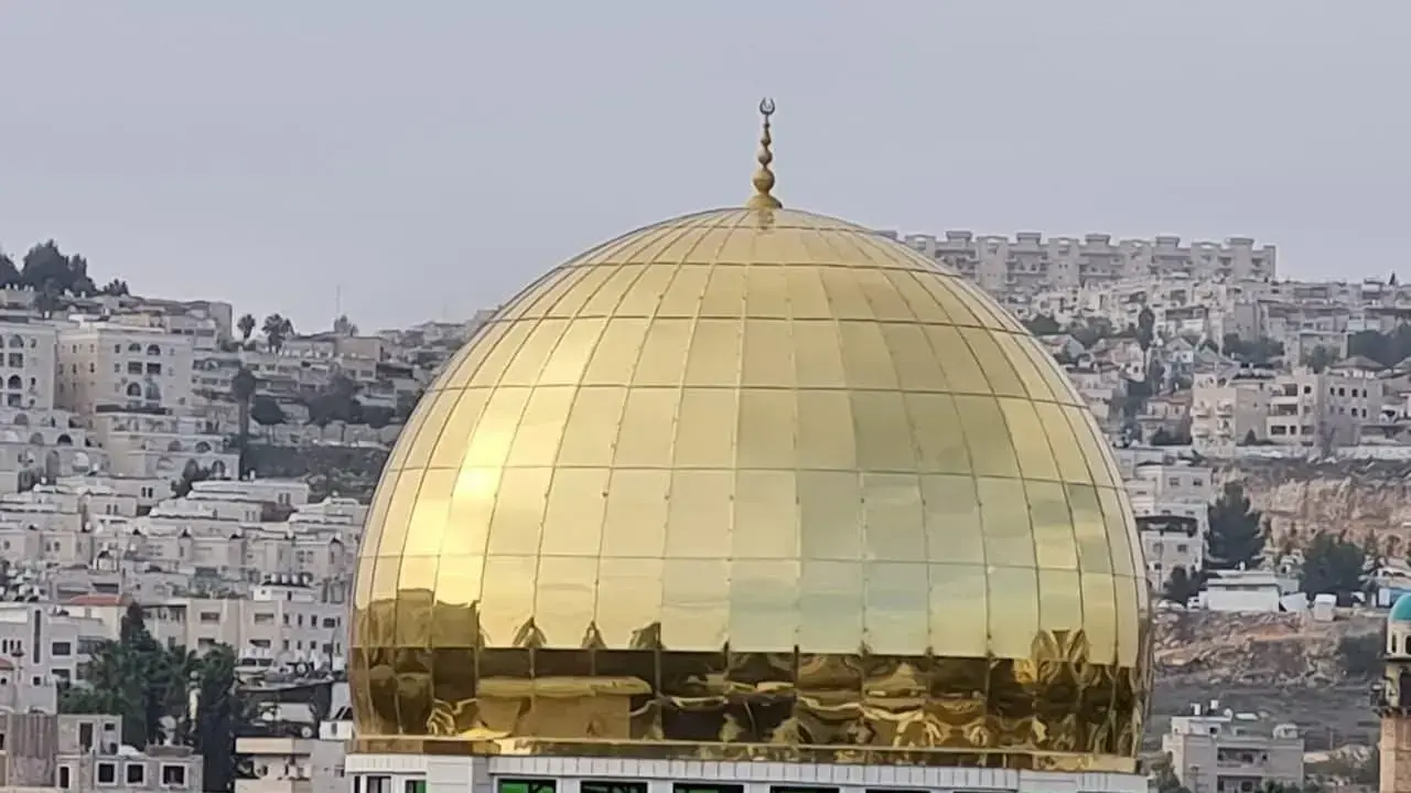 "כיפת הזהב החדשה" בבית צפאפא בירושלים, פברואר 2023