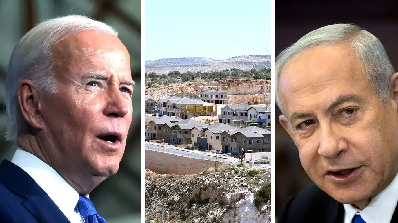 בנימין נתניהו, התנחלויות, ג'ו ביידן