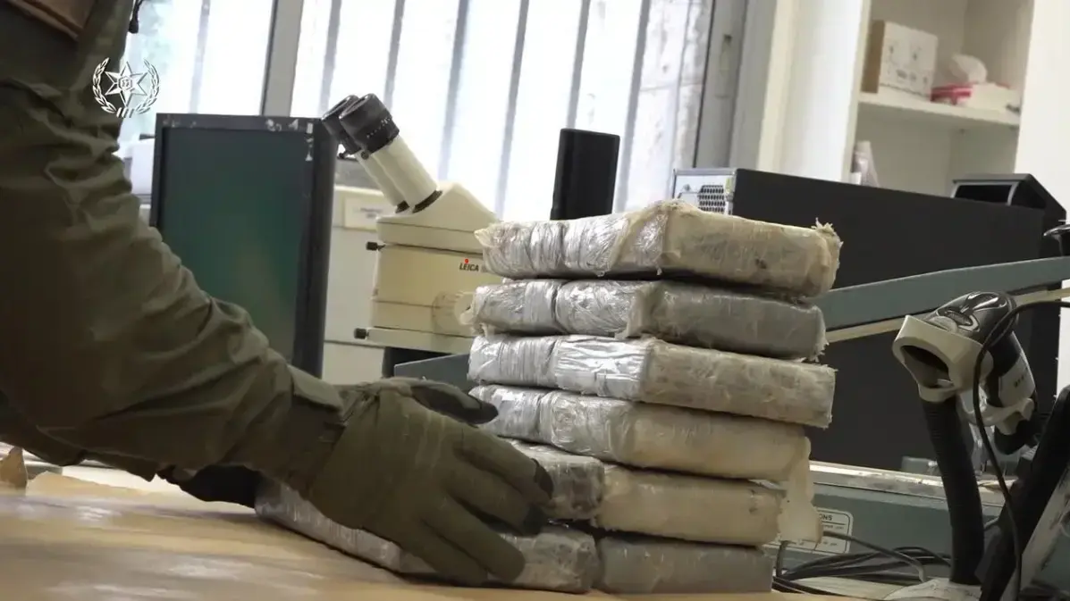 הברחת סמים שסוכלה מגבול מצריים. 12 בפברואר 2022