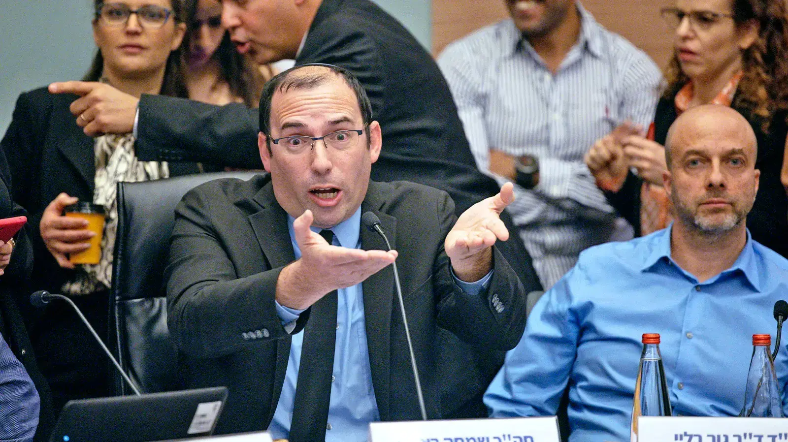 שמחה רוטמן, גור בליי בדיון ועדת חוקה, כנסת, 13 בפברואר 2023 שמחה רוטמן, גור בליי בדיון ועדת חוקה, כנסת, 13 בפברואר 2023