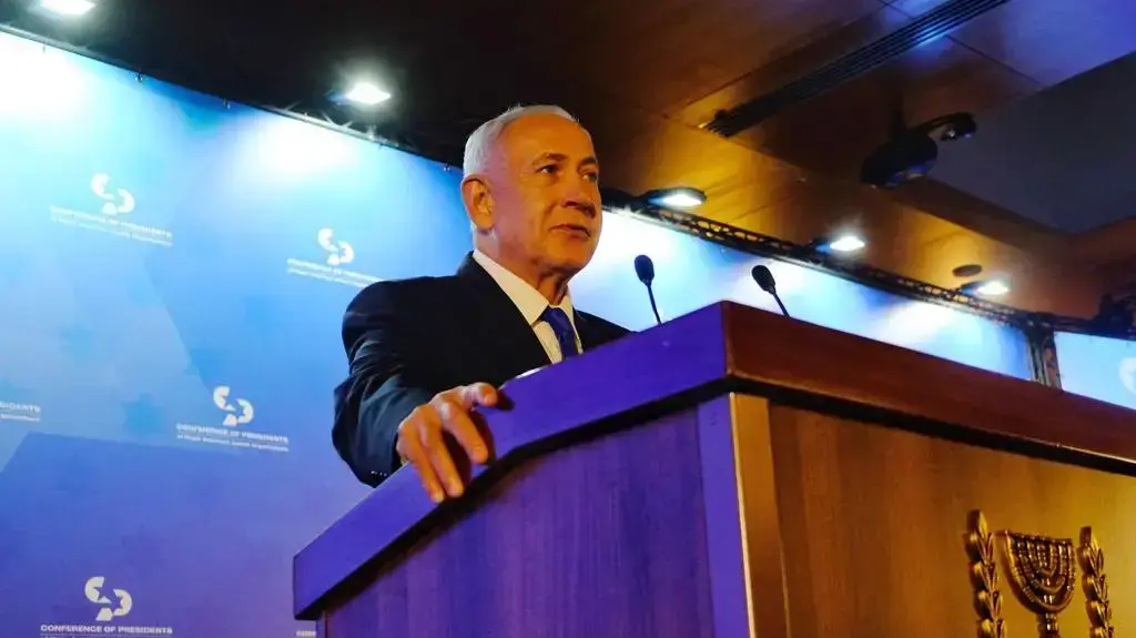 בנימין נתניהו, מלון ענבל, ירושלים. 19 בפברואר 2023 בנימין נתניהו, מלון ענבל, ירושלים. 19 בפברואר 2023