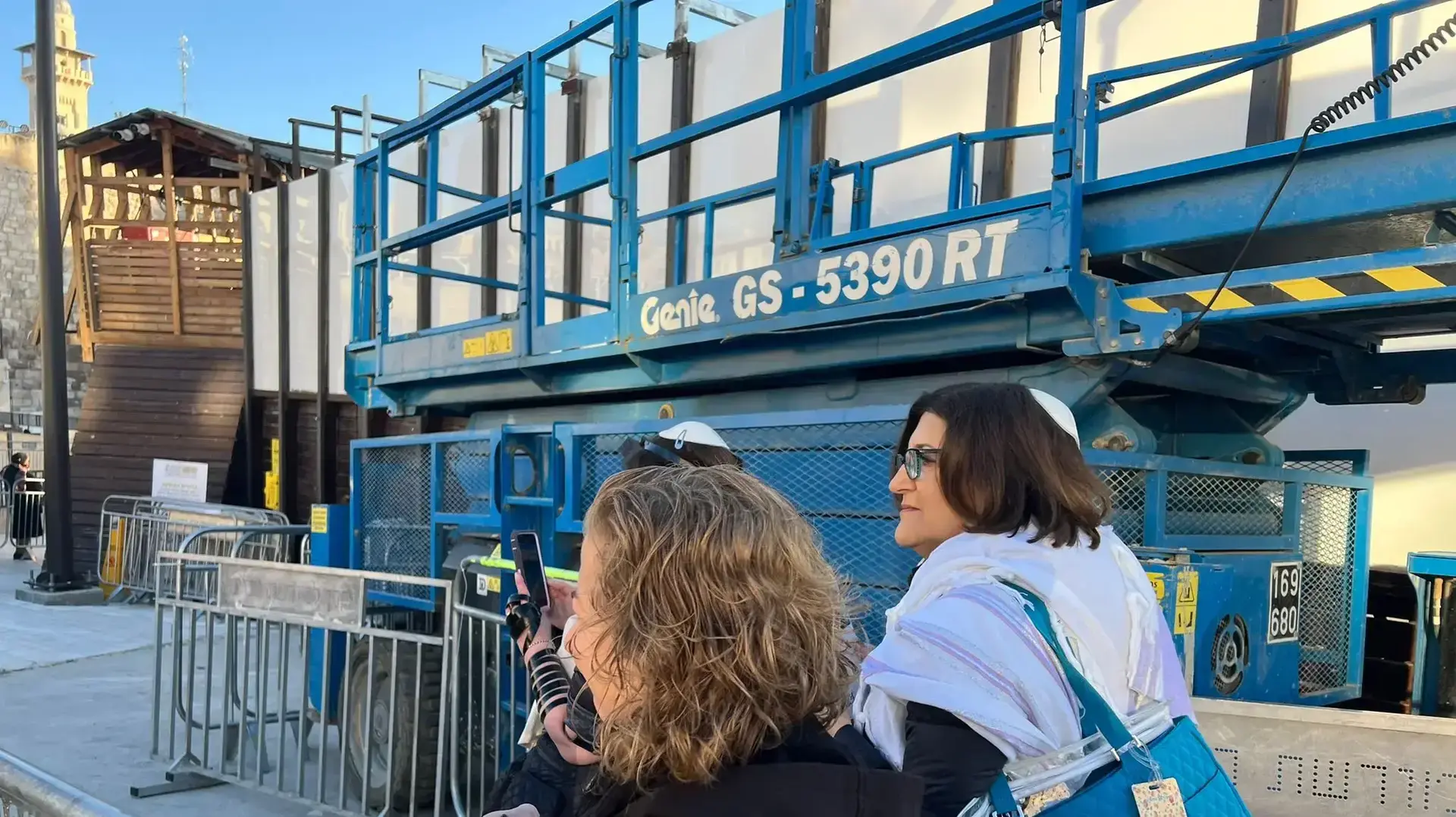 תפילה לחודש אדר יחד של "נשות הכותל" בכותל. 22 בפברואר 2023