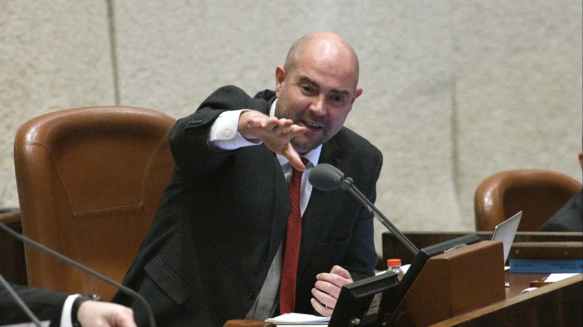 אמיר אוחנה, מליאת הכנסת, 20 בפברואר 2023 אמיר אוחנה, מליאת הכנסת, 20 בפברואר 2023