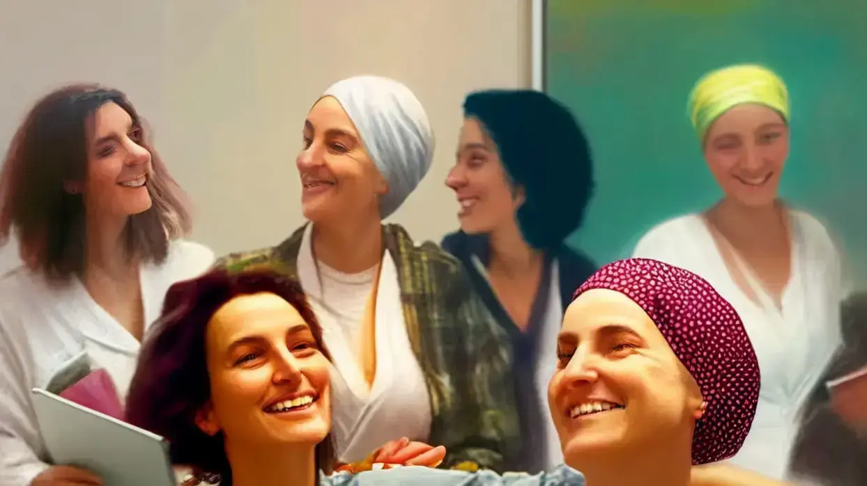 התמודדות על מחלת הסרטן, כפי שהיא נראית ב-AI התמודדות על מחלת הסרטן, כפי שהיא נראית ב-AI