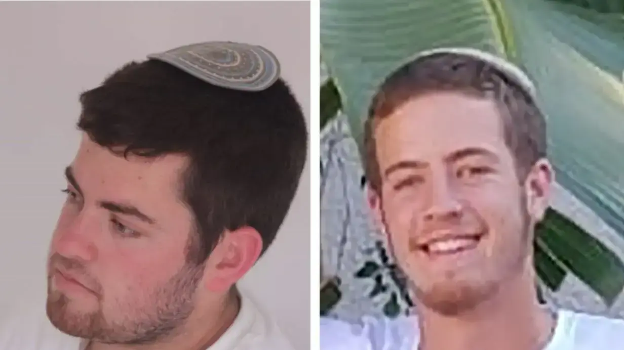 הלל מנחם ויגל יעקב יניב שנרצחו בפיגוע בחווארה. 26 בפברואר 2023