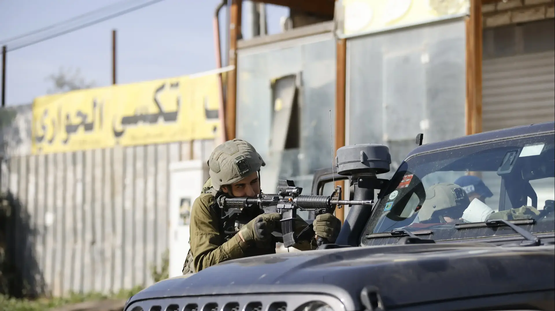 כוחות צה"ל לאחר ליל התפרעויות, חווארה, 27 בפברואר 2023 כוחות צה"ל לאחר ליל התפרעויות, חווארה, 27 בפברואר 2023