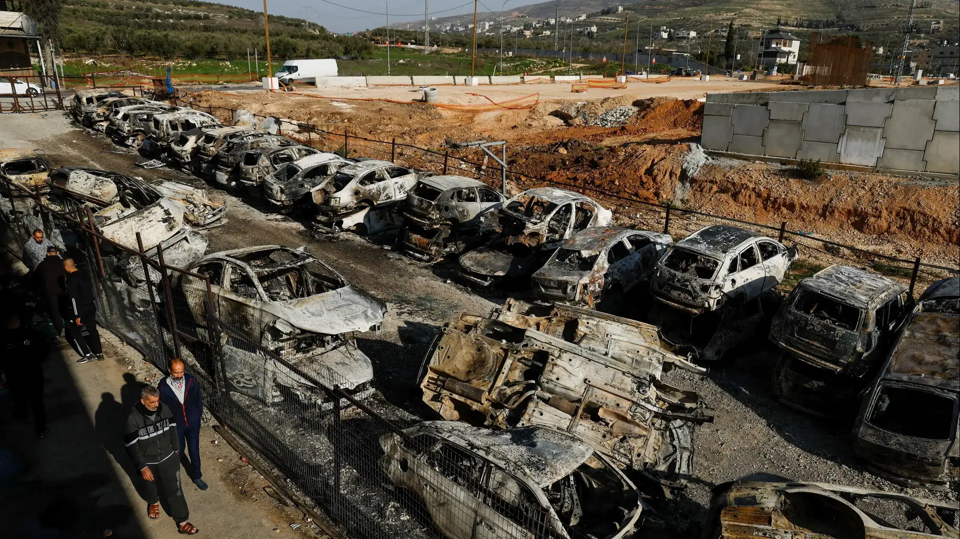 נזקי ההתפרעויות בחווארה, 27 בפברואר 2023 נזקי ההתפרעויות בחווארה, 27 בפברואר 2023