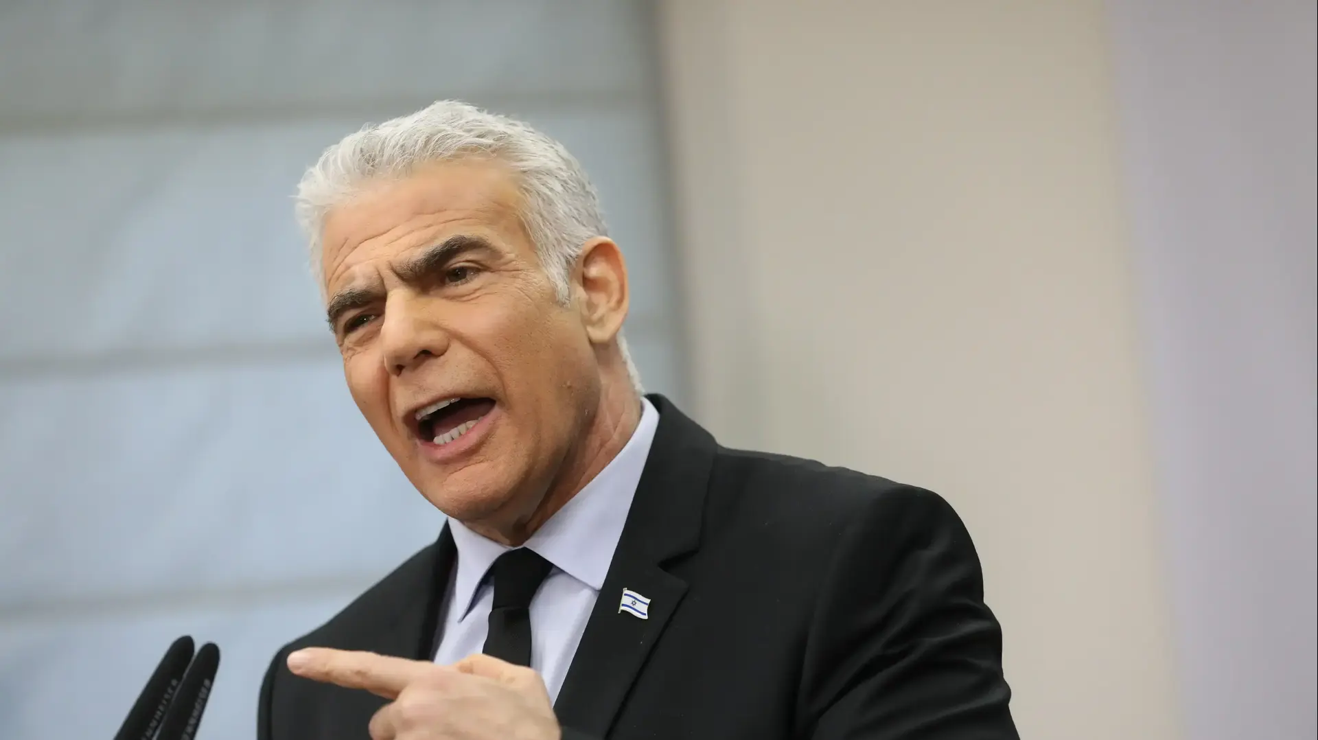 יאיר לפיד בישיבת סיעת יש עתיד, 27 בפברואר 2023