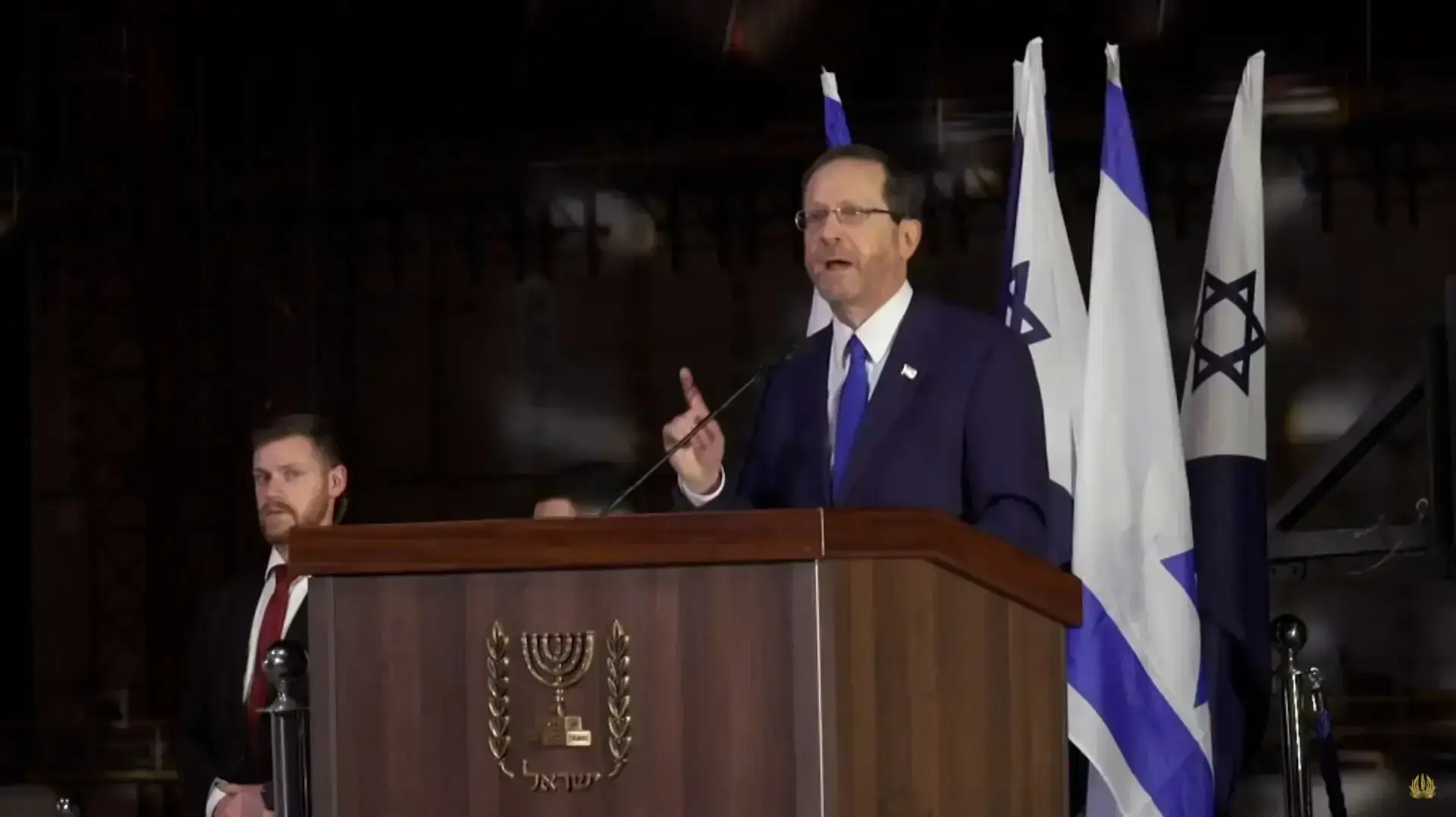 דברי הרצוג בצל המהפכה המשפטית בסיום קורס חובלים. 1 במרץ 2023