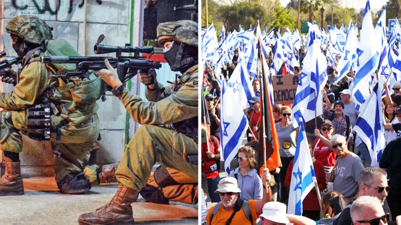 הפגנה נגד המהפכה המשפטית, לוחמי דובדבן
